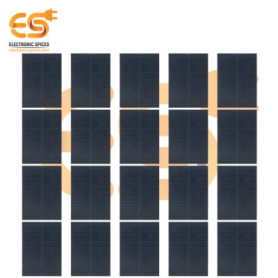 84mm x61mm 6V 100mAh Rectangle Shaped Polycrystalline Mini Epoxy Solar Panels Pack of 50